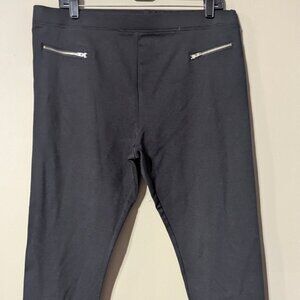 Catherine Malandrino black straight legging XL